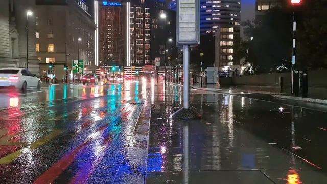 Шум городской дороги. / Звук колес по мокрой дороге. / Звуки для медитации, отдыха и сна. /Relax смотреть онлайн