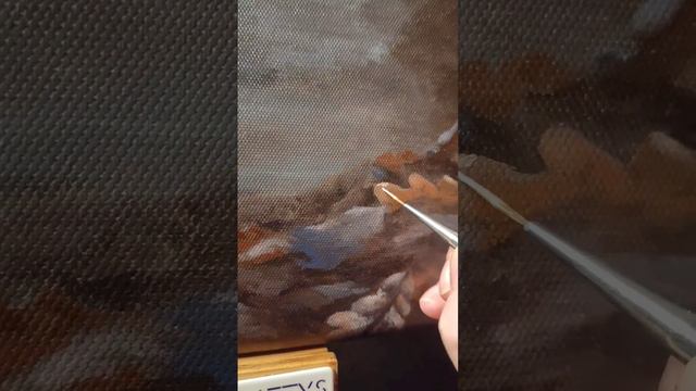 #Волк #акрилом #живопись часть 6