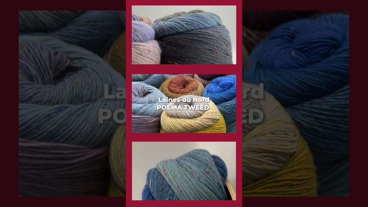 POEMA TWEED - стильная пряжа из натурального состава смотреть онлайн