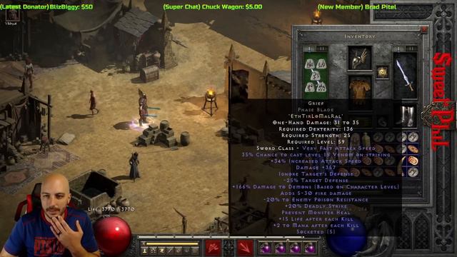 I get LUCK AGAIN!!!, Single Player Anni and Torch Farming - Diablo 2 Resurrected смотреть онлайн