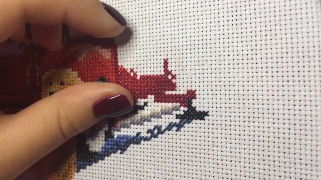 Живой процесс вышивки крестом. Рождество 2021 смотреть онлайн