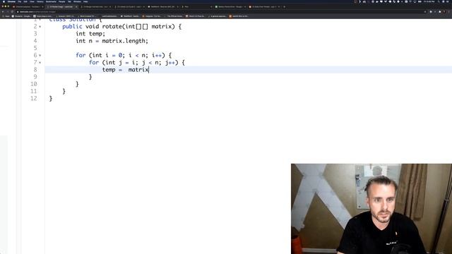 LeetCode 48 | Rotate Image | Solution Explained (Java + Whiteboard) смотреть онлайн