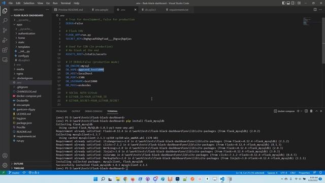 Flask Black Dashboard - How to use it | AppSeed смотреть онлайн
