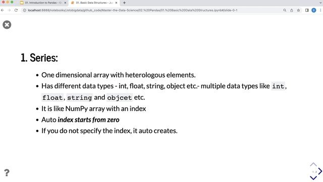 Getting started with Pandas - Dataframes and Series - Data Science Tutorial by Bikram Kundu смотреть онлайн