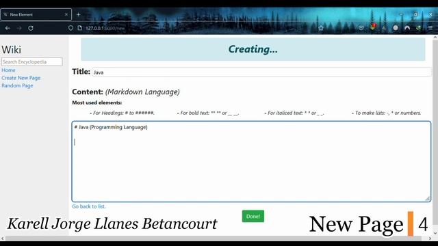 Project1 CS50’s Web Programming with Python and JavaScript смотреть онлайн