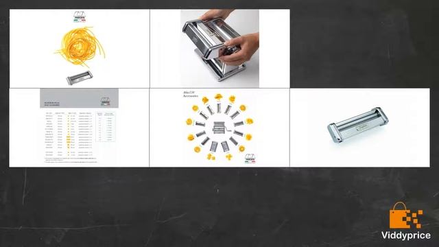 Review Marcato Atlas Stainless Steel 150 Spaghetti Attachment, Silver [2019] смотреть онлайн