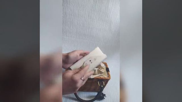 Сумка из бумажной лозы . смотреть онлайн