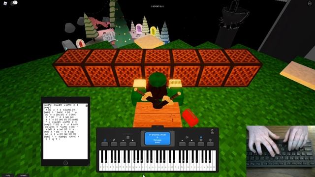 C418 - Dry Hands | Roblox Virtual Piano Visualizations 2 (Minecraft Music) смотреть онлайн