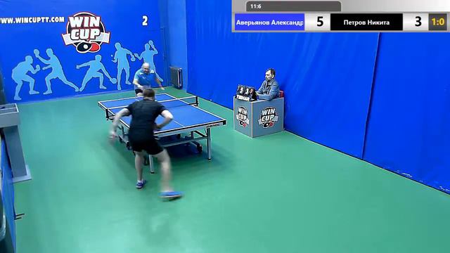Аверьянов Александр 3-0 Петров Никита 20.04.2019  Зал № 2  Турнир WIN CUP