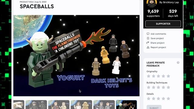 LEGO Spaceballs LEGO Ideas Project by Bricktory Lap смотреть онлайн