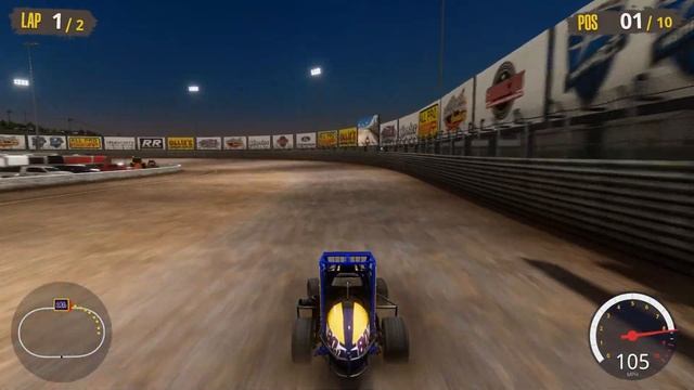 Tony Stewart's Sprint Car Racing - Johnny Kringas - Gameplay (ПК) смотреть онлайн