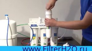 Замена обратноосмотической мембраны в Гейзер Престиж