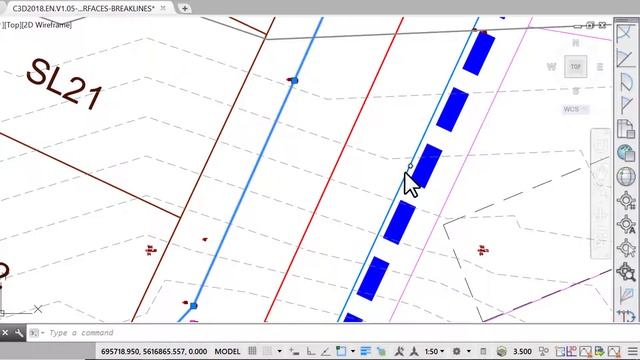 AutoCAD Civil 3D - 05.03.03: Surface from Breaklines смотреть онлайн