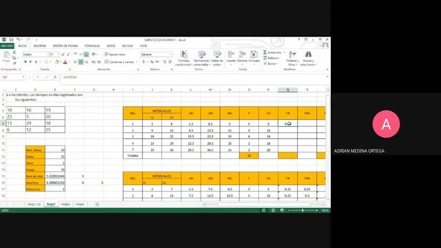 Tablas de Distribución de Frecuencias para DA смотреть онлайн