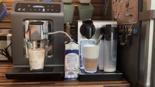 Nespresso Lattissima Pro vs Krups EvidencePlus EA894T10 - Latte смотреть онлайн