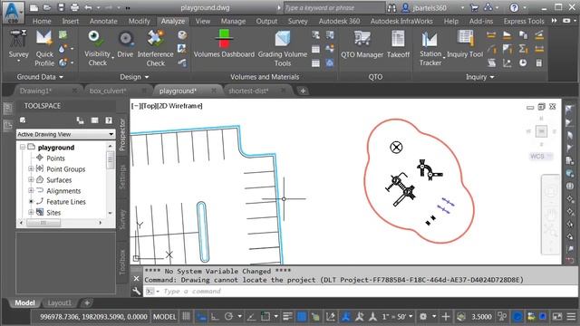 Finding the Minimum Horizontal & Vertical Distance Between Entities using Civil 3D смотреть онлайн
