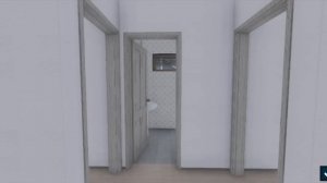 Проект одноэтажного дома из газобетона. 12 на 12 метров с тремя спальнями.