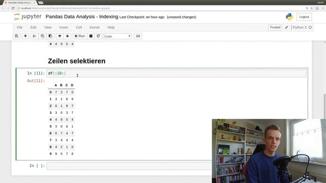 Pandas - Selektieren und Indexieren von Dataframes [Deutsch] | Datenanalyse mit Python смотреть онлайн