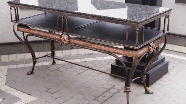 Кованая мебель, кровати, стулья, столы, фото. Тантьема смотреть онлайн