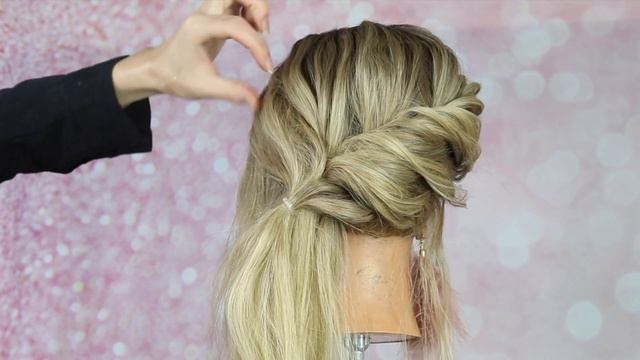 БЫСТРЫЙ НИЗКИЙ ПУЧОК | BIDAL UPDO HAIRSTYLE | Peinado Para Boda