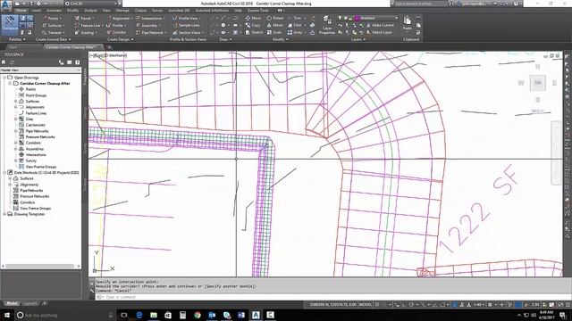 New in Civil 3D 2018: Corner Cleanup for Corridors смотреть онлайн