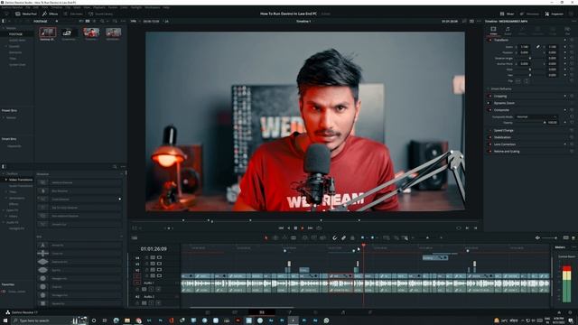 How to run Davinci Resolve On Low End Pc in Hindi | Ajay K Meena | Davinci resolve 18 Tutorial смотреть онлайн