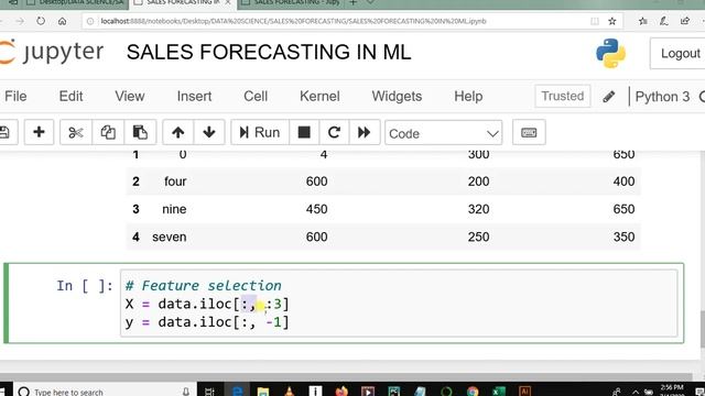 Sales Forecasting Machine Learning - iloc In Python Pandas смотреть онлайн