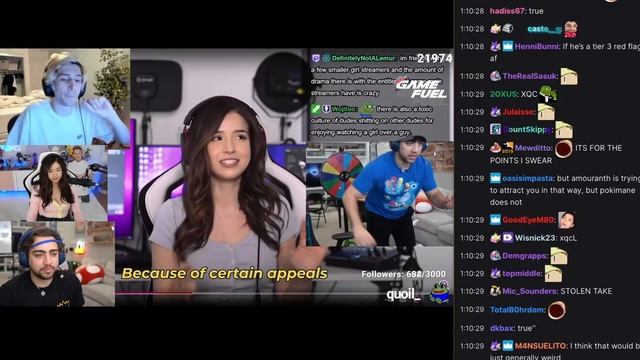 React Meta Is Getting Harder Than Ever ft Pokimane and xQcOW with chat смотреть онлайн