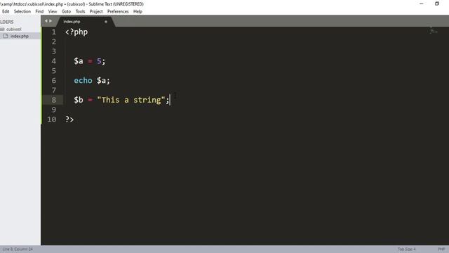 ( Part 4 ) PHP MYSQL tutorials for beginners. What are Variables and comments in PHP смотреть онлайн