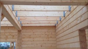 Сборка (монтаж) дома из клееного бруса