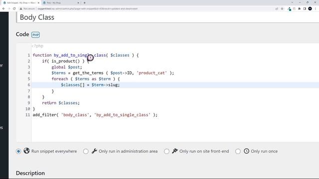 WooCommerce Tutorial - Add product categories to the body tag, use to uniquely style your products смотреть онлайн