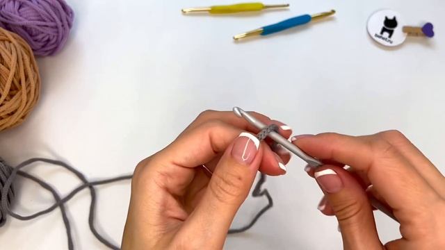 Плотное начальное кольцо при вязании круга крючком смотреть онлайн