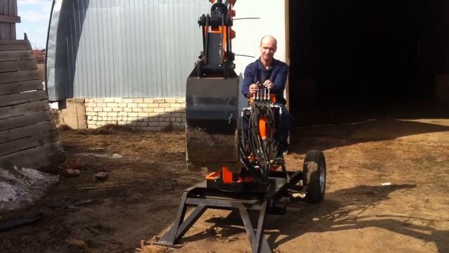 Обзор прицепной мини экскаватор смотреть онлайн