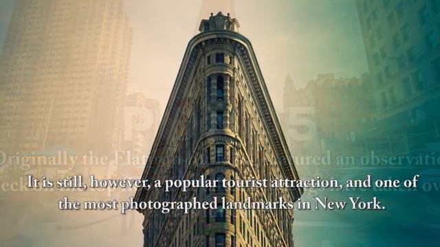 Flatiron Building, New York. Top New York attractions. What to see in NY смотреть онлайн