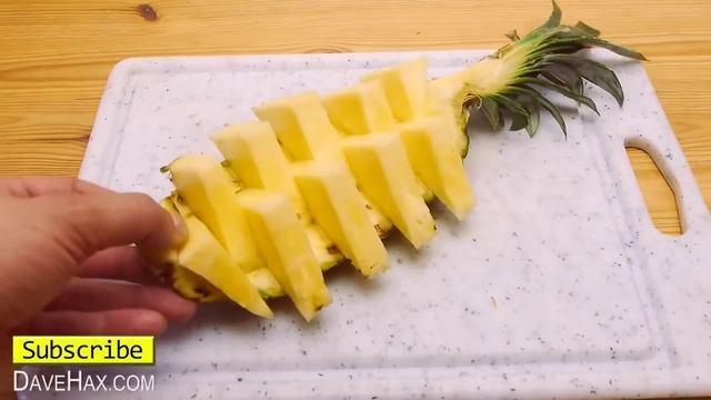 Как быстро нарезать ананас смотреть онлайн