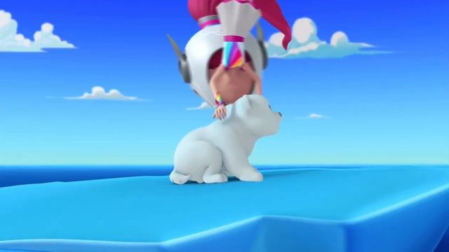 Roise save the baby polar Bear | Rainbow Rangers episode clip | Pollock смотреть онлайн