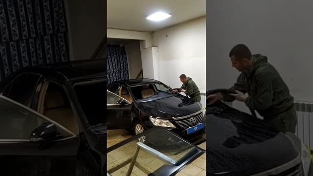Установка лобового стекла Toyota Camry смотреть онлайн