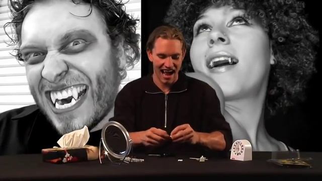 Halloween Tutorial: How to custom fit Vampire Fangs by Scarecrow смотреть онлайн