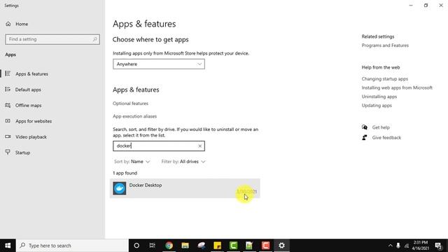 How to uninstall Docker Desktop from Windows 10 смотреть онлайн