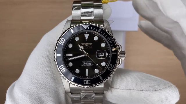 Xship.vn: Invicta Pro Diver Quartz Black Dial Stainless Steel Men Watch 33266 смотреть онлайн