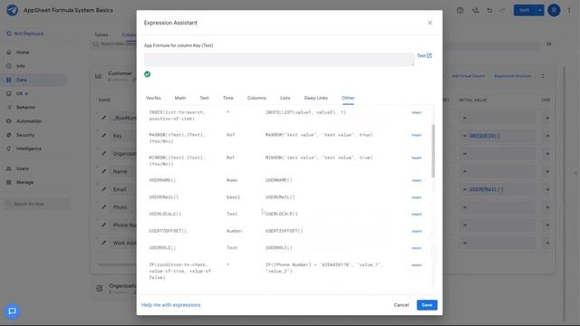 Getting Started with AppSheet Formulas смотреть онлайн