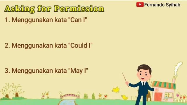 Meminta izin Asking for permission giving permission Belajar bahasa Inggris - Fernando Syihab смотреть онлайн