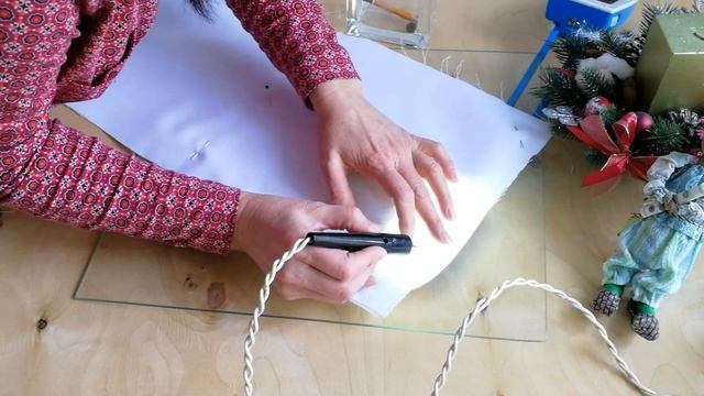 Салфетка в технике гильоширование или выжигание по ткани. 1 ч. смотреть онлайн