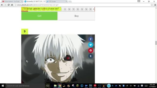 Boy or Girl? Anime Otaku Quiz!!! смотреть онлайн
