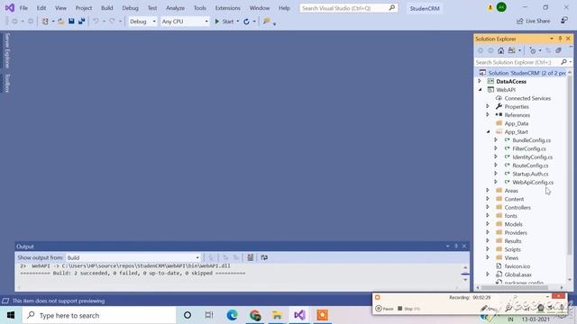 MVC Web API with Identity Scaffolding and setting API смотреть онлайн