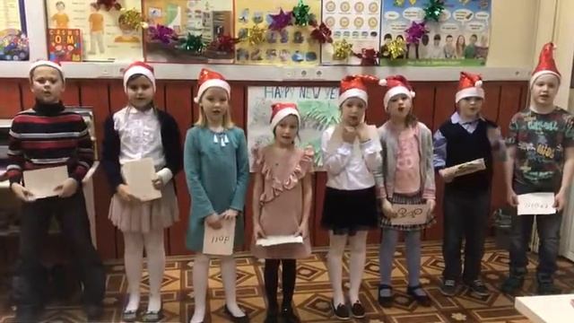 Учим лексику и поем новогоднюю песню смотреть онлайн