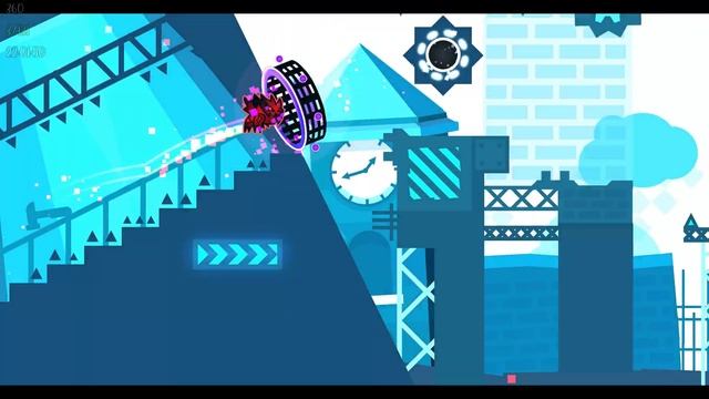 Cyan by ToTo Tie | (Medium Demon) Geometry Dash смотреть онлайн