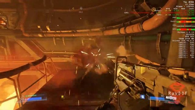 Doom Vulkan in 1080p. смотреть онлайн