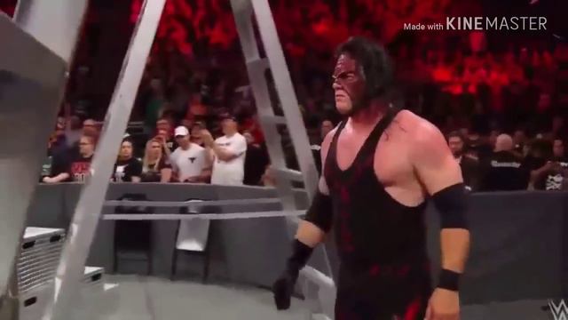 Handicap match between Kurt Angle and The shield vs Miz,kane,Braun,Cesaro,and shamesh смотреть онлайн