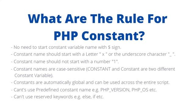 PHP Tutorial For Beginners In Odia | PART-27 | PHP CONSTANT RULES | PHP IN ODIA смотреть онлайн